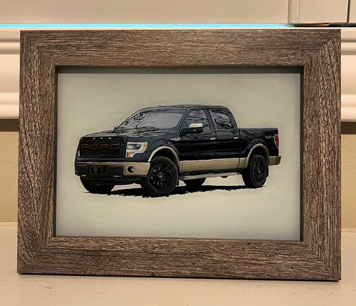 Custom No Background Reverse Glass Painting