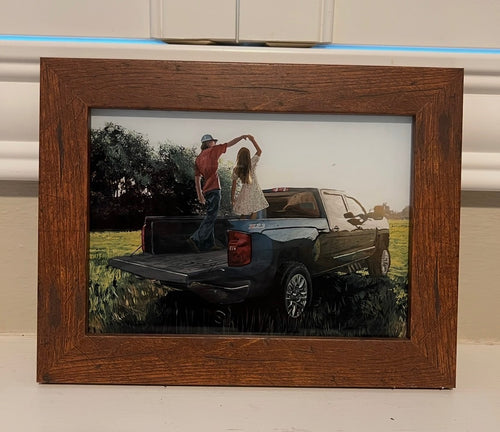 Custom Full Background Reverse Glass Painting